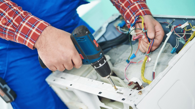 Çekmeköy Finlux Finlux çamaşır makinesi kart tamiri – Su almama arızası orijinal parça ile giderildi. - Teknik servis örneği